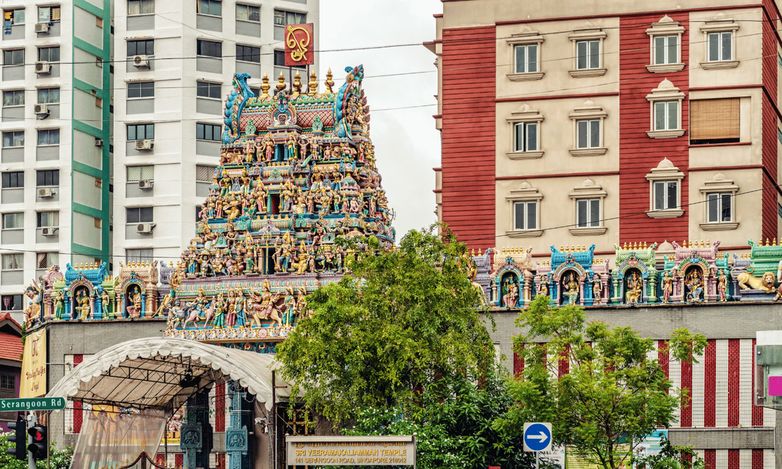 Sri Veeramakaliamman temple in Little India, Singapore