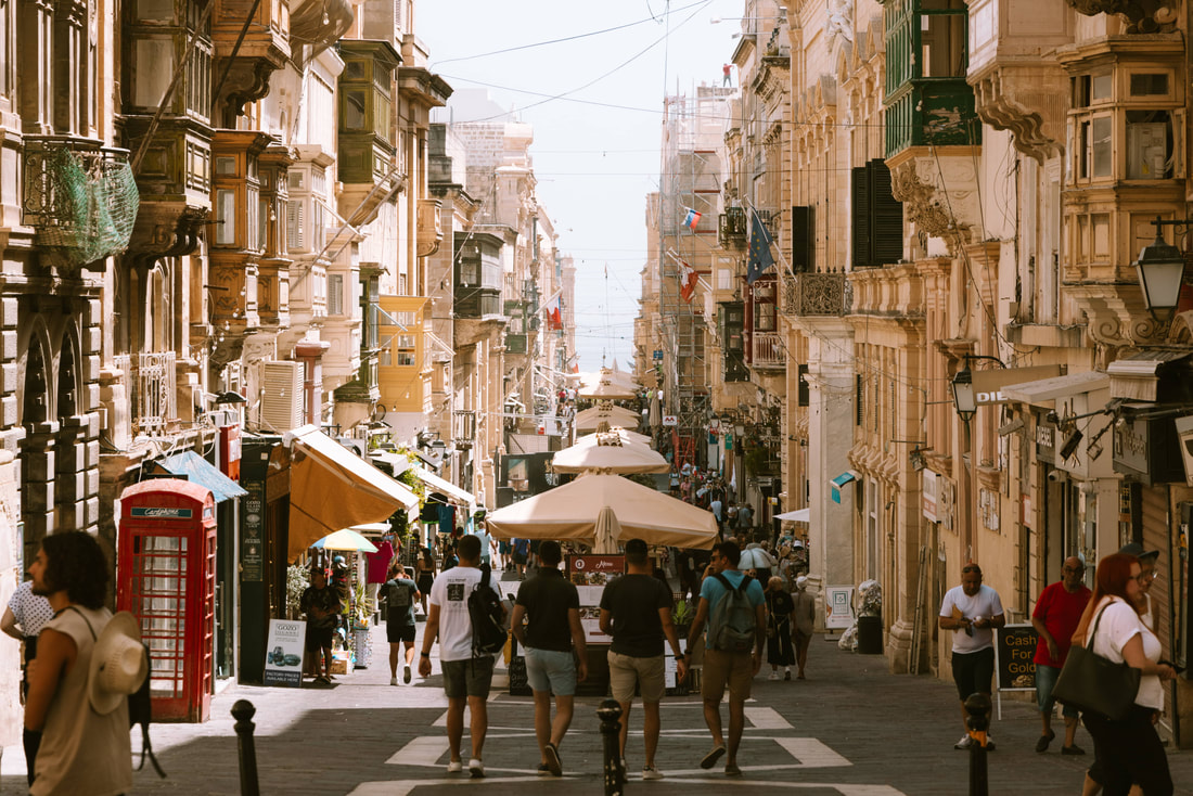 Valletta's streets